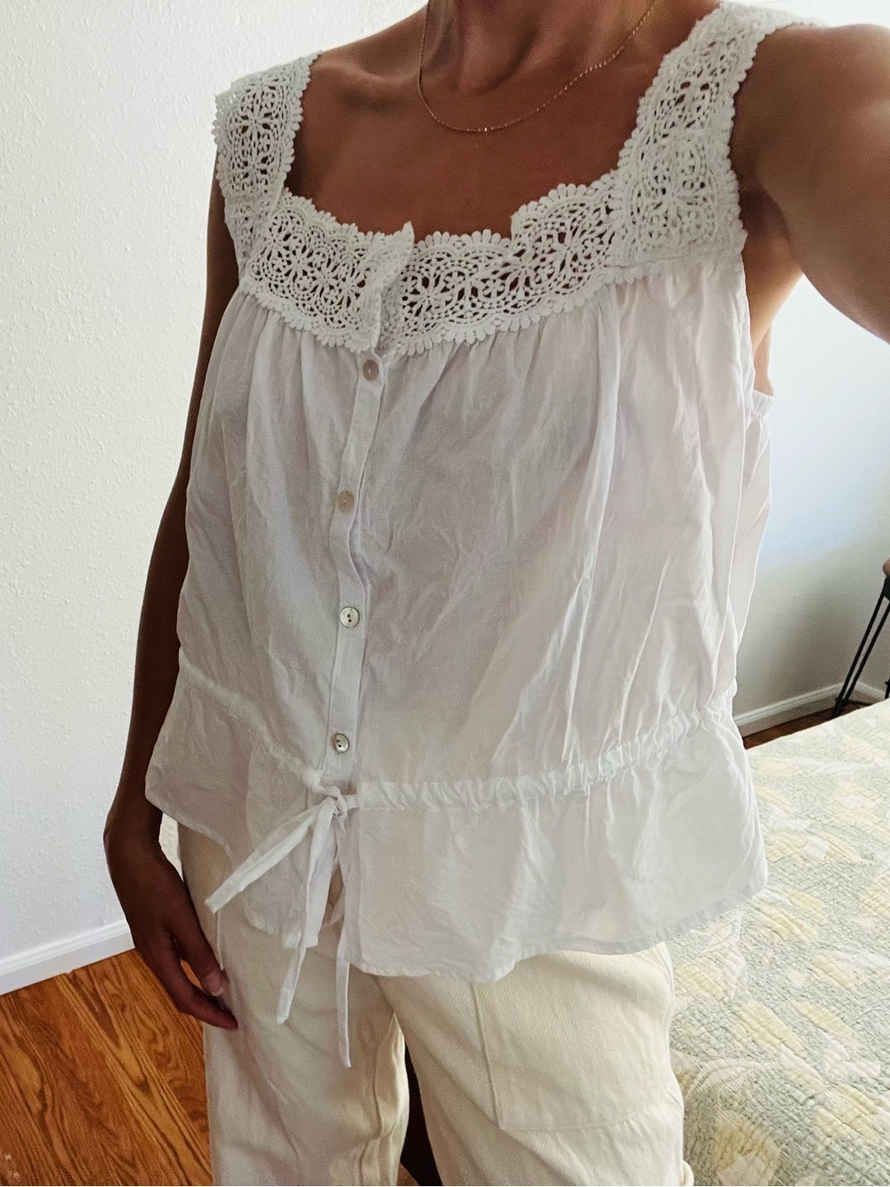Laneway The Label - Cotton Chemise in Ivory